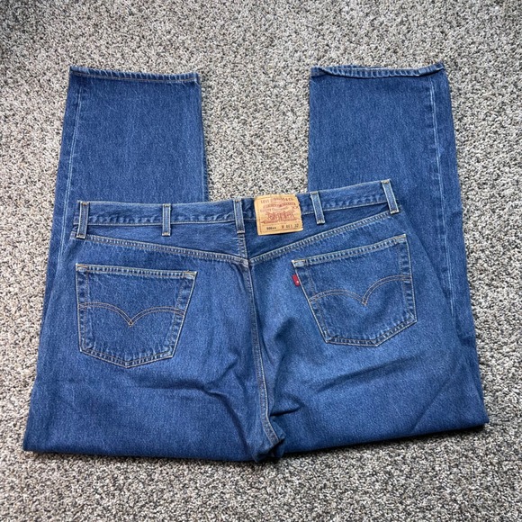 Vintage Levi's 501 Men's 40x28 USA Made Original Fit Jeans Blue Denim 00s - Picture 9 of 10